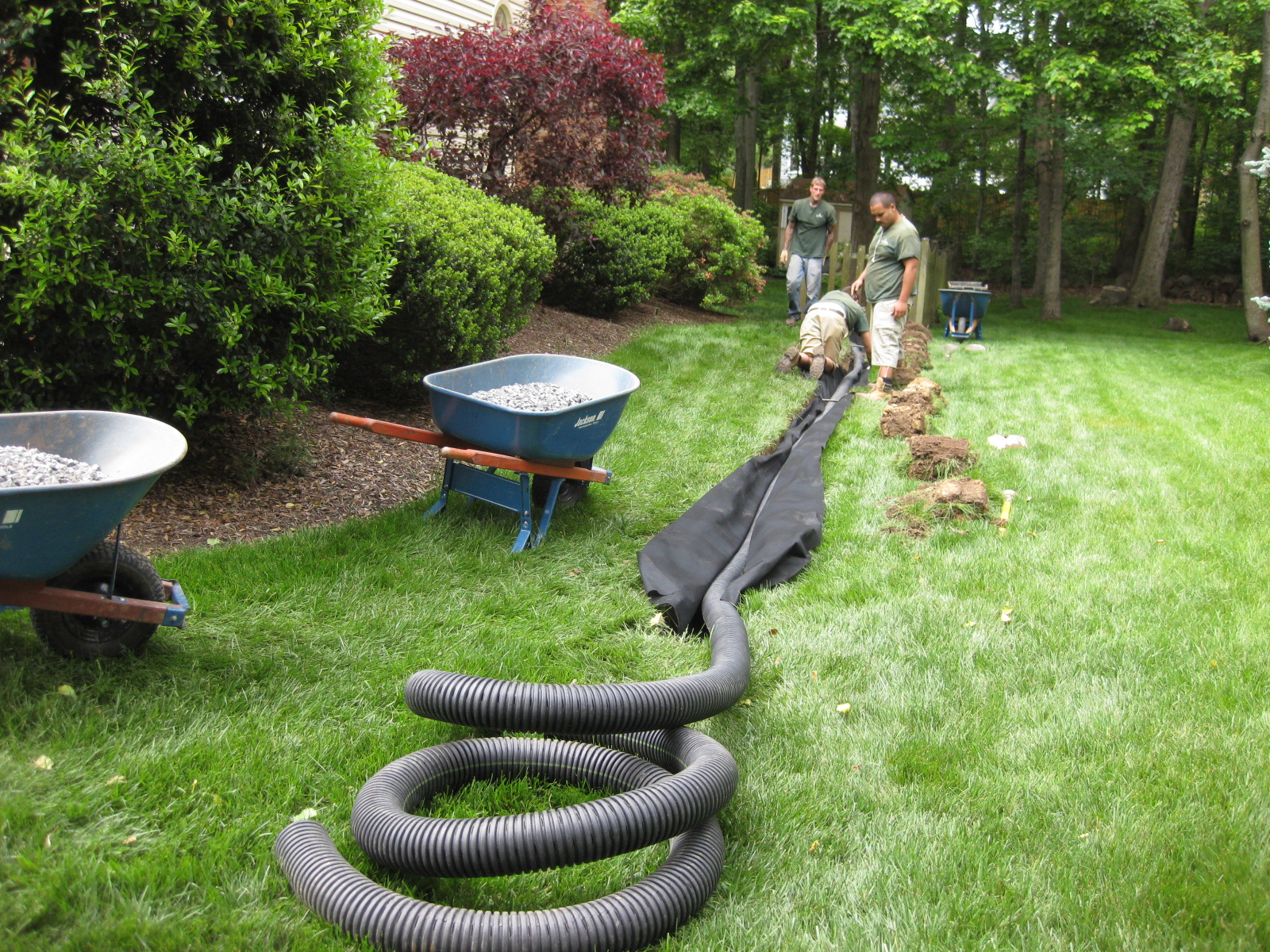Drainage Installation Manassas VA Four Brothers Tree & Landscaping